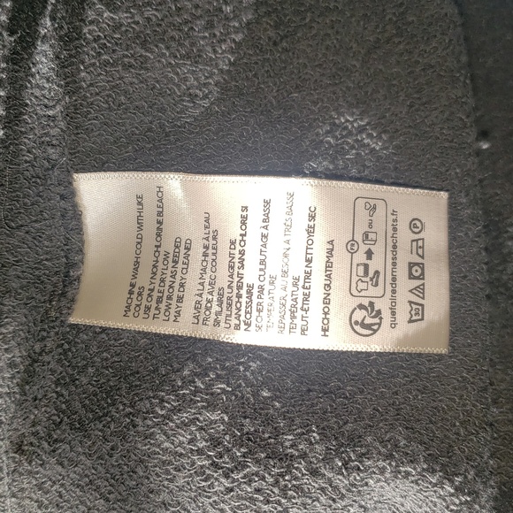 Free People Hoodie Zip Camden Black Medium nwt - Picture 6 of 10